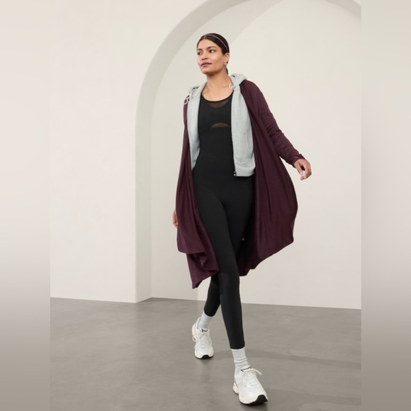 NWT Athleta Pranayama Long Spice Cabernet Wrap Size S/T - Picture 5 of 8